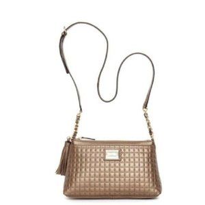 Calvin Klein Quilted Leather Crossbody Purse